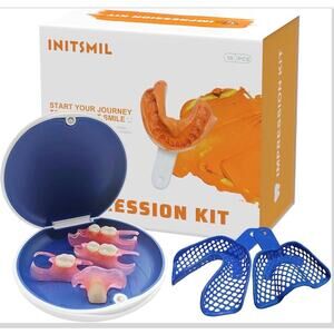 Initsmil Custom Dental Impression Kit, At Home Denture Mold Starter Set, NWT